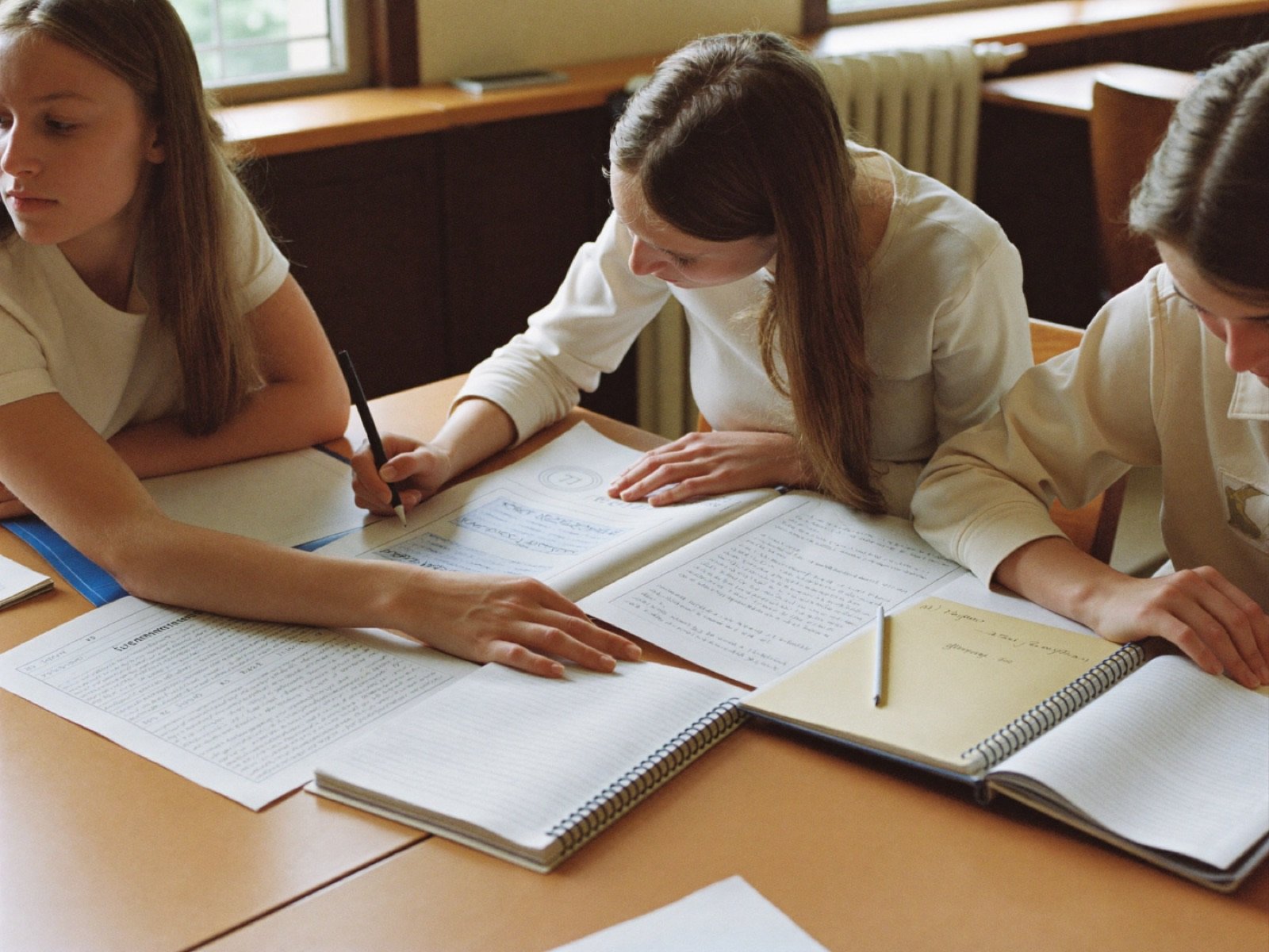 Photo — un élève au travail